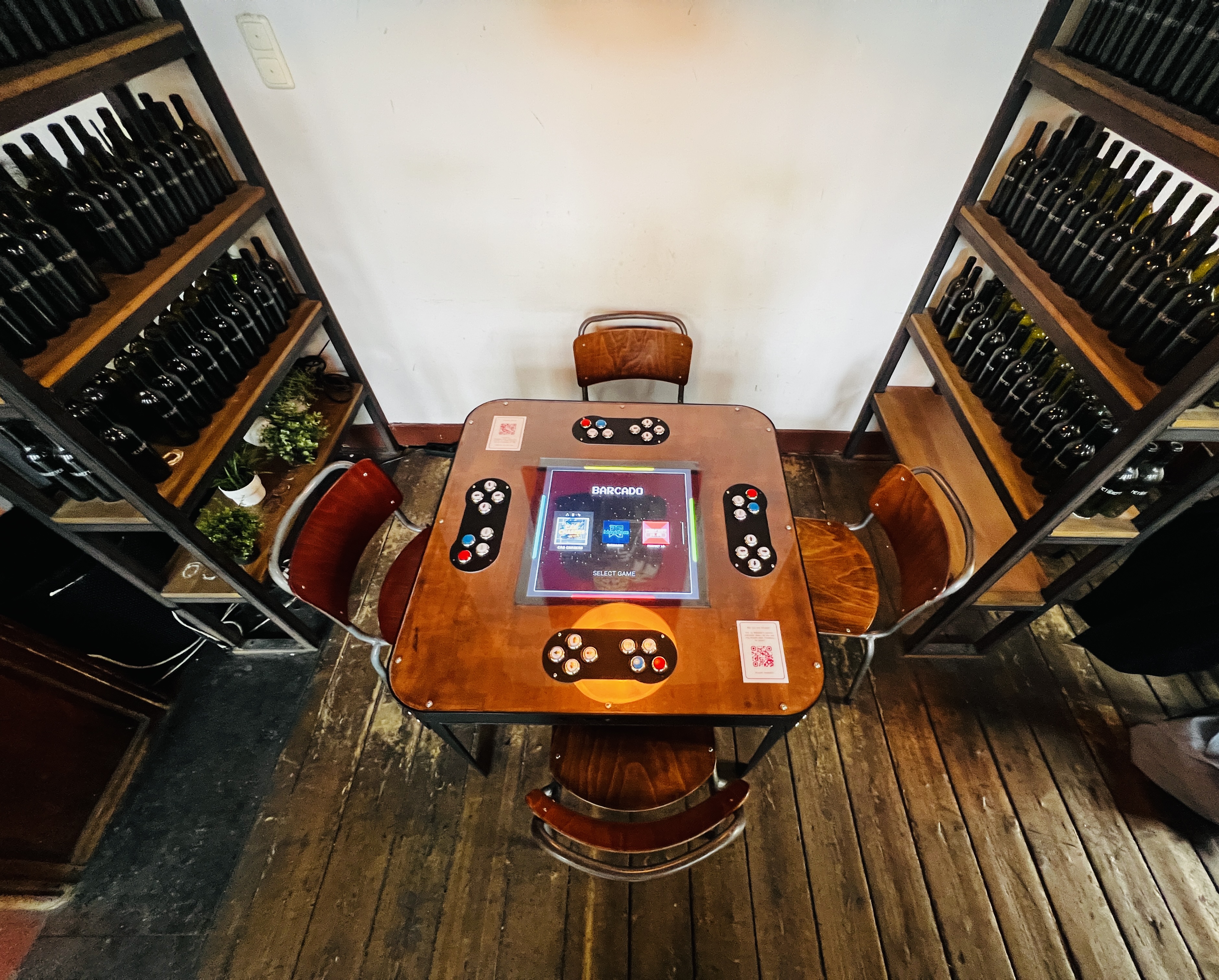 Barcado arcade table in use